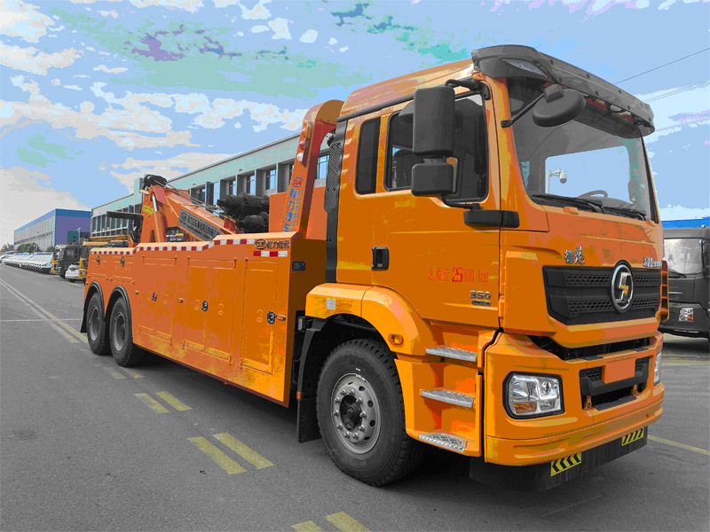 国六德龙单桥一拖一清障车