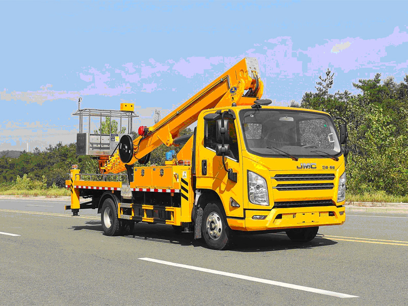 江铃凯锐22米黄牌伸缩臂高空作业车