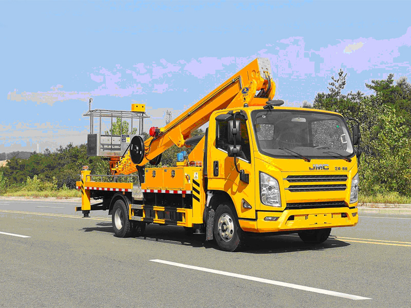 江铃凯锐25米黄牌伸缩臂高空作业车